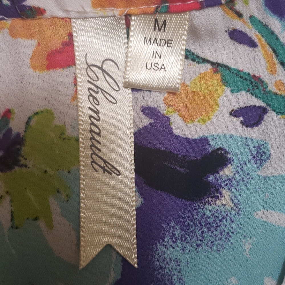 Chenault Floral Print Blouse - Picture 6 of 8